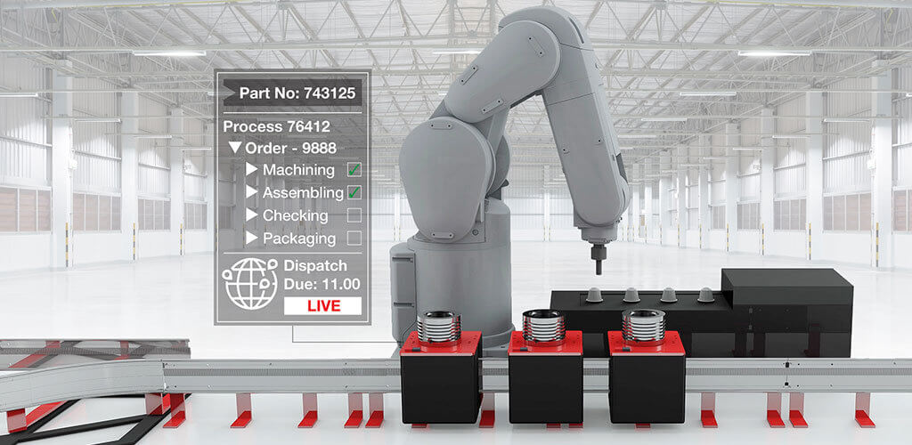 Cognitive robot in manufacturing application with Linear Transfer System to speed-up robot integration