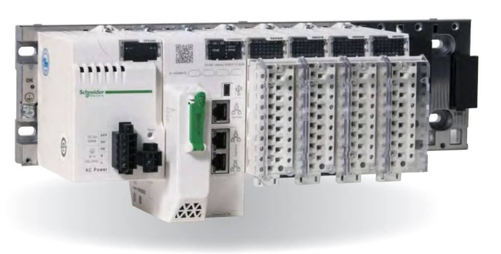 Schneider Electric Modicon-M580 programmable automation controller (PAC) that utilises IIoT