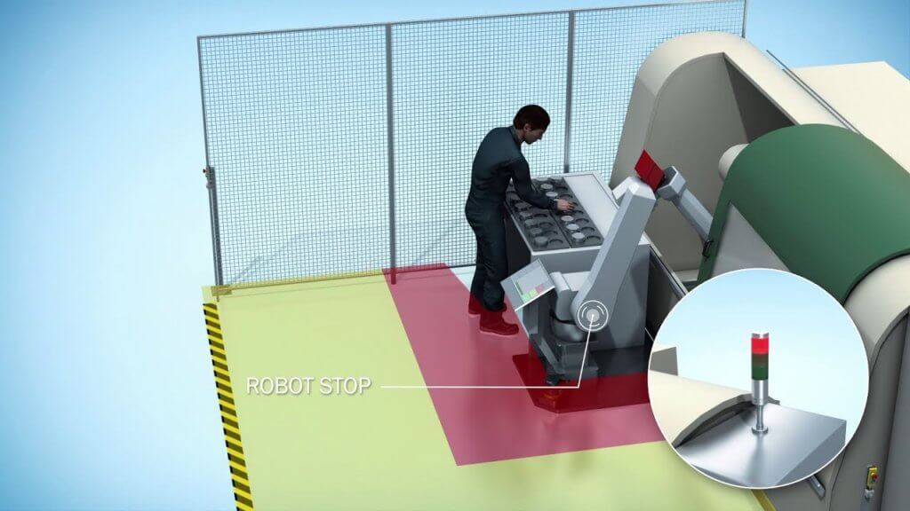 Sick Area Protection Improves Workplace Robot Safety