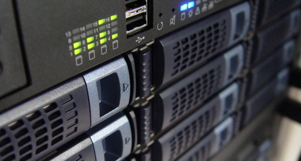 Transforming IIoT Big Data into a Usable Currency - Server rack processing data image