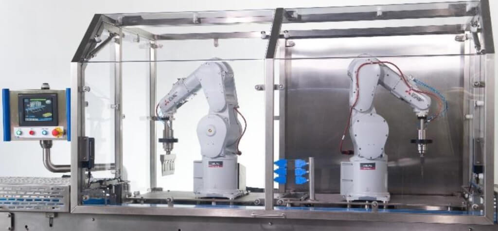 How to slice delicate foods on an industrial scale with Mitsubishi Electric's Robot Slicing Application