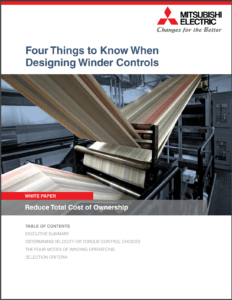 Four Things to Know When Designing Winder Controls - Mitsubishi Electric White Paper cover thumbnail