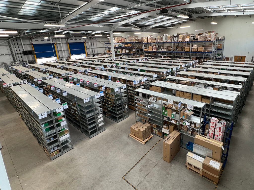 BPX warehouse from high angle image