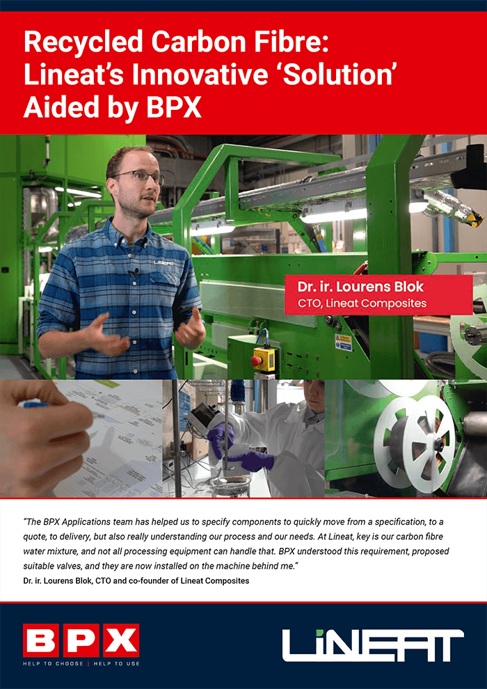 Recycled Carbon Fibre: Lineat's Innovative ‘Solution’ Aided by BPX