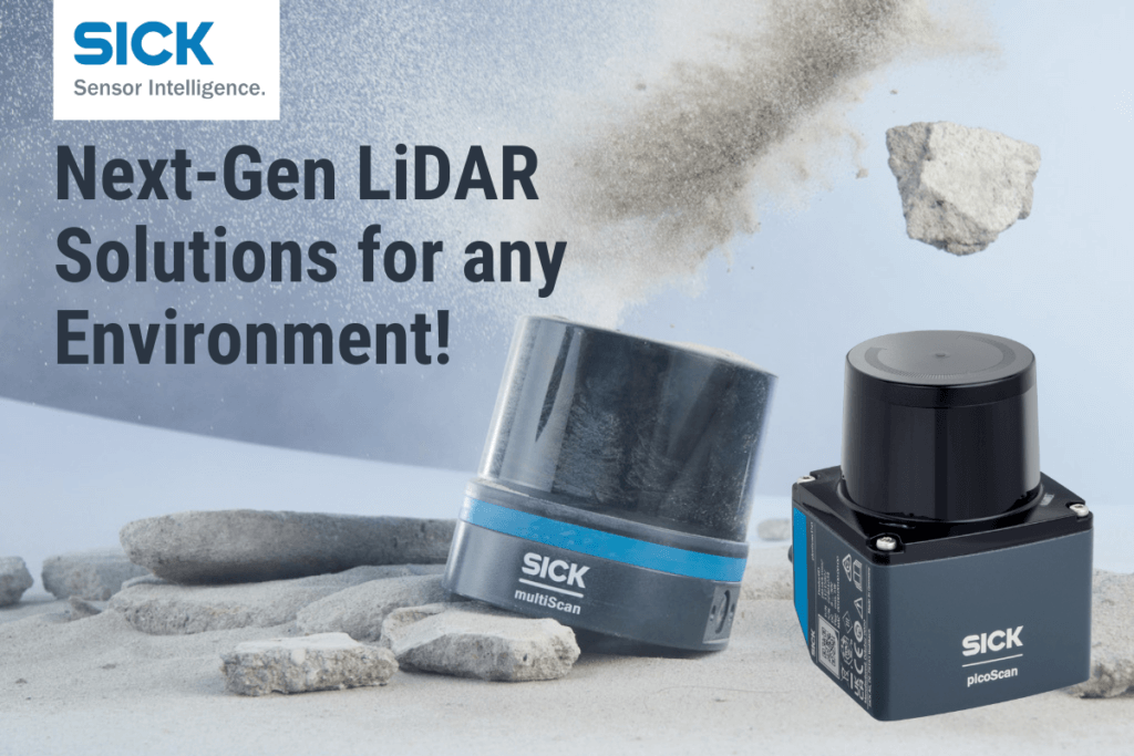 SICK’s Next-Gen LiDAR Sensor Technology Solutions for Any Environment