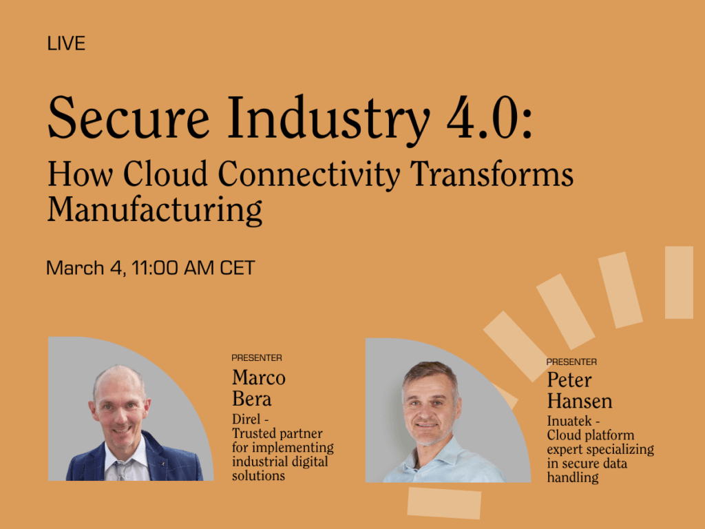 Secure Industry 4.0: How Cloud Connectivity Transforms Manufacturing Secomea webinar graphic